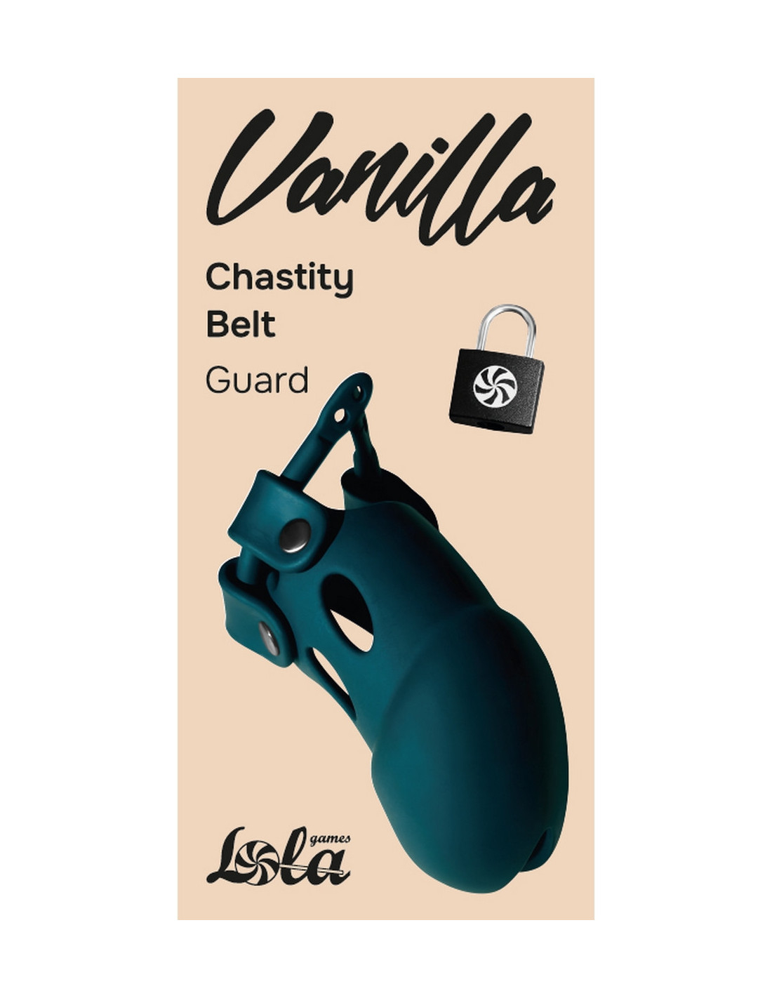 Пояс верности Lola Games Vanilla Guard Dark Green — анатомический, силиконовый, регулируемый