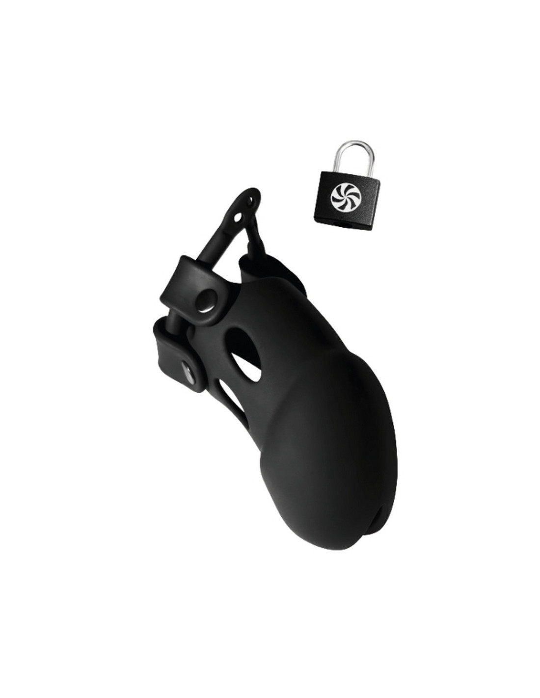 Пояс верности Lola Games Vanilla Guard Black — анатомический, регулируемый, силиконовый