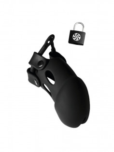 Пояс верности Lola Games Vanilla Guard Black — анатомический, регулируемый, силиконовый