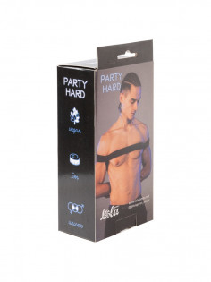 Верёвка для бондажа Lola Games Party Hard Do Not Disturb Black — хлопковая, мягкая, 5 м