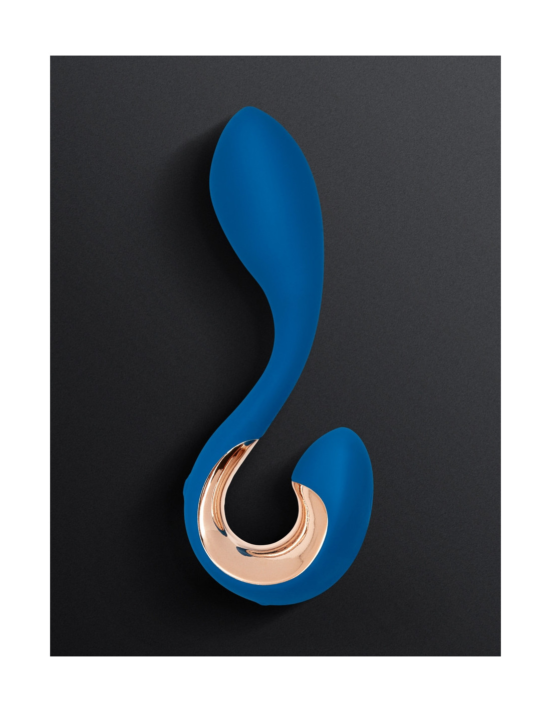 Универсальный вибростимулятор Gvibe Gpop² Indigo Blue — 12,5 см, 6 режимов, водонепроницаемый