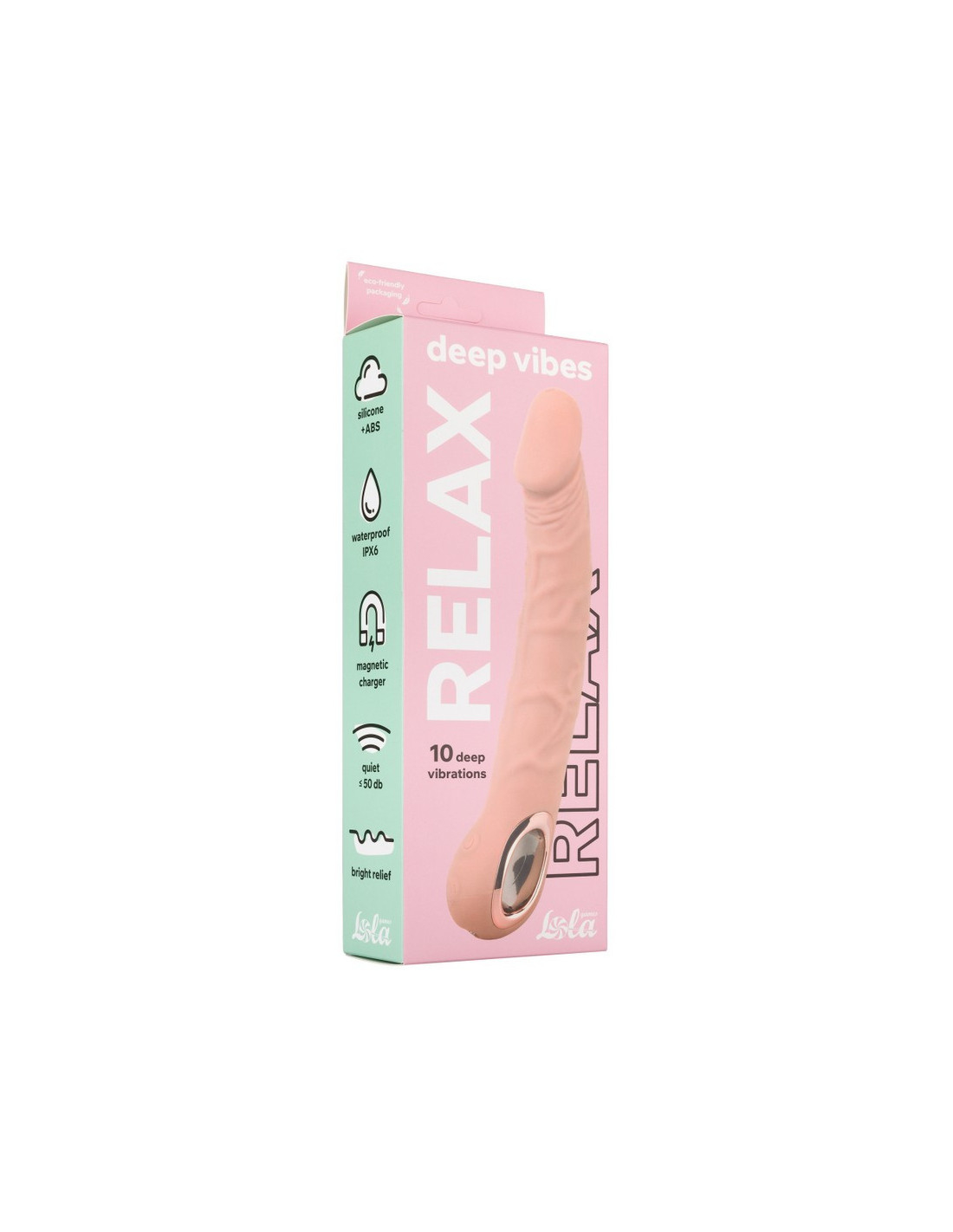 Вибратор Lola Games - Deep Vibes - Relax, перезаряжаемый, телесный 9801-01lola | LOVESTORE