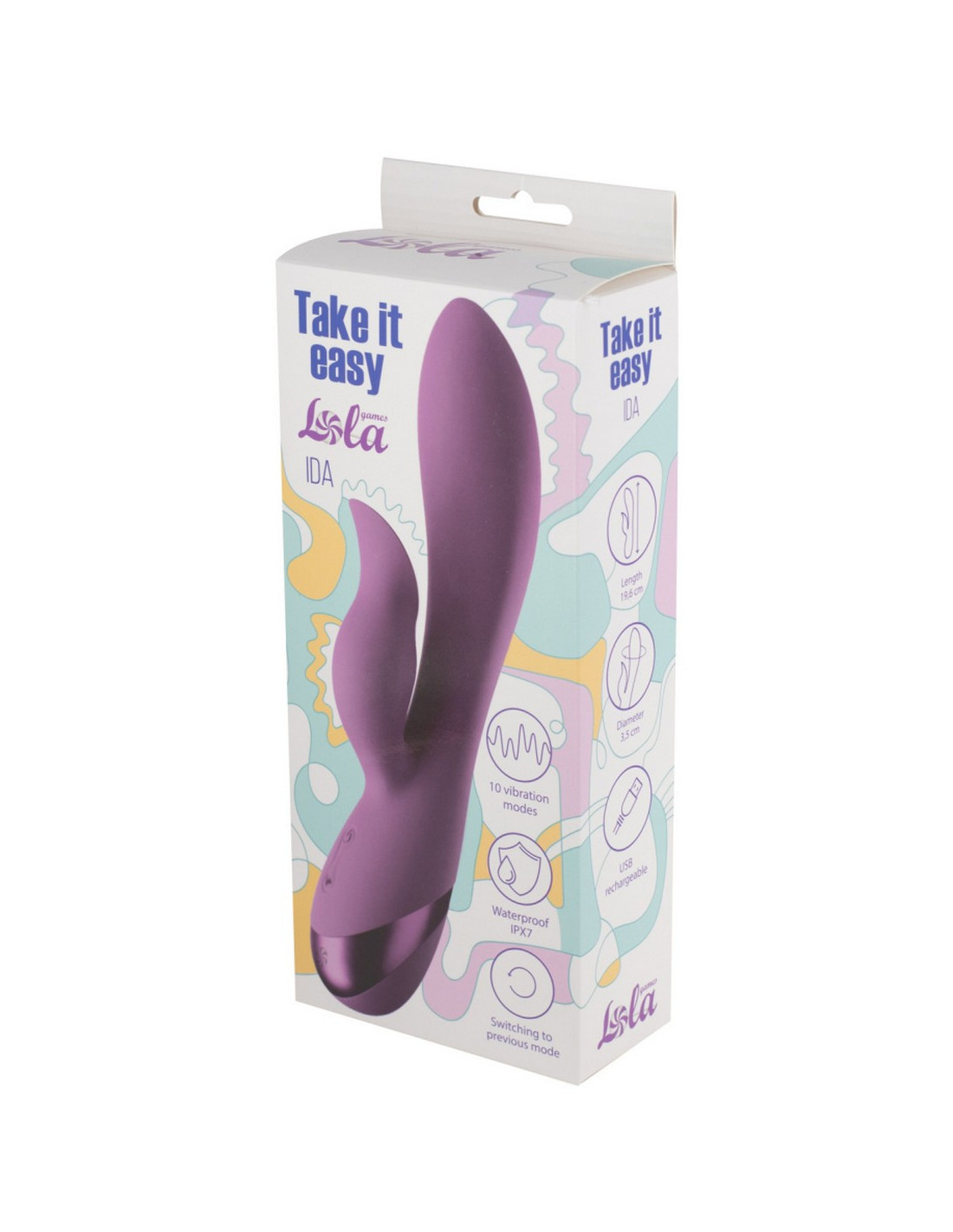 Перезаряжаемый вибратор Take it Easy Ida 9028-02lola | LOVESTORE