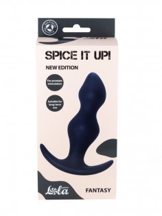 Анальная пробка Lola Games - Spice It Up - Fantasy Dark Grey, темно-серая 8006-02lola