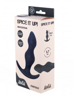 Анальная пробка Lola Games - Spice It Up - Fantasy Dark Grey, темно-серая 8006-02lola