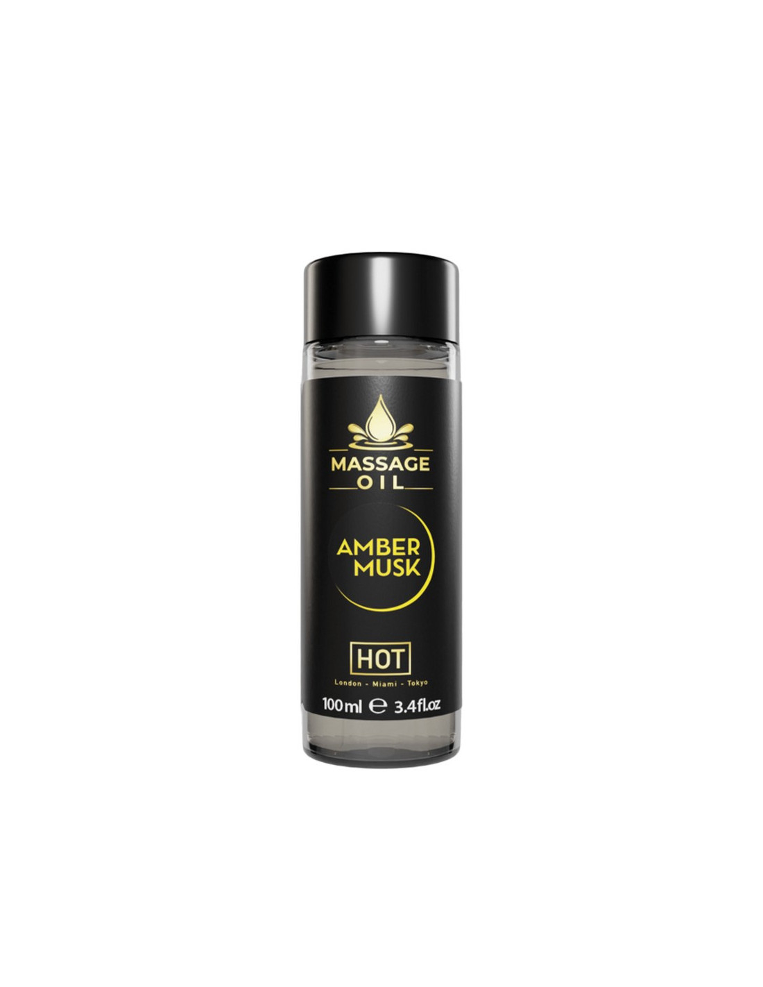 Массажное масло HOT Amber Musk, амбра и мускус, 100 мл | LOVESTORE