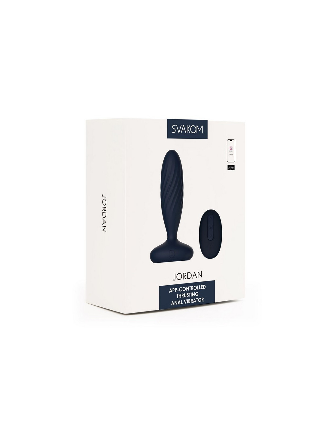Вибро-пробка Svakom - Jordan App-Controlled Thrusting Anal Vibrator SA297A | LOVESTORE