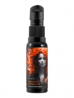 Гель Erotist - Volcano of Passion - Fruit Peach, с эффектом вибрации, вкус персик-маракуйя, 25 мл 541824