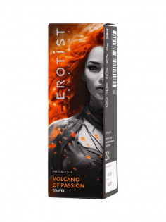 Гель Erotist - Volcano of Passion - Grapes, с эффектом вибрации, со вкусом винограда, 25 мл 541821