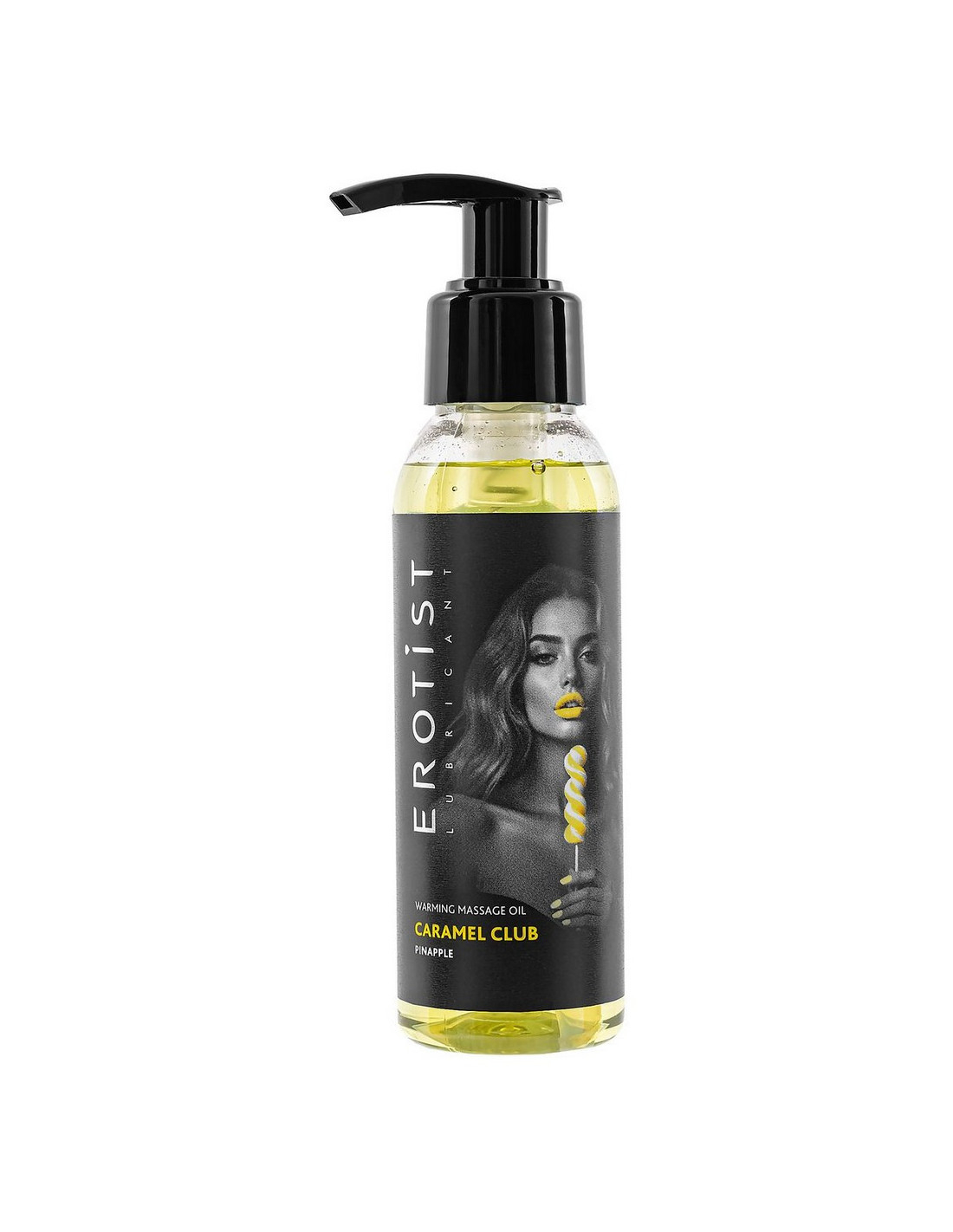 Разогревающее массажное масло Erotist Caramel Club Ананас, 100 мл 541458 | LOVESTORE