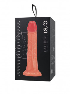 Фаллоимитатор ToyFa - RealStick - Caliber - 18 x 3, на присоске, телесный 983009