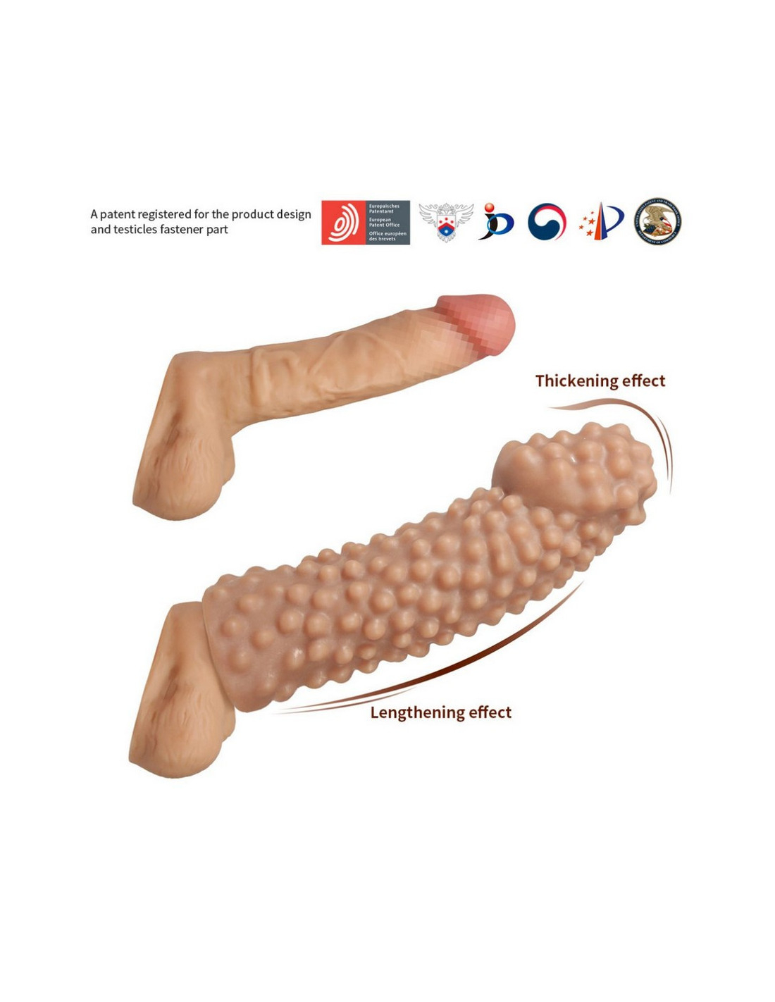 Насадка KOKOS Extreme Sleeve ES.10-M, 14,7 × 4,3 см | LOVESTORE
