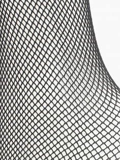 Чулки SENSE в мелкую сетку, S/M, чёрно-красные, 20 den | LOVESTORE