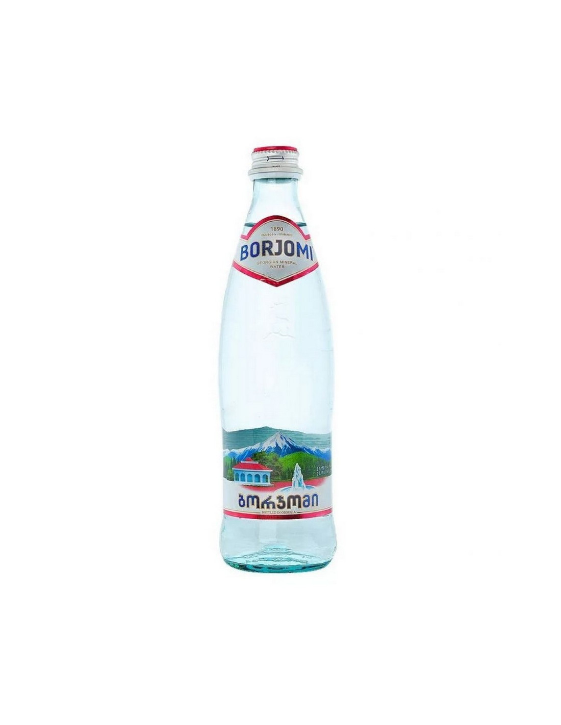 Вода минеральная БОРЖОМИ 0,5л (стекло) газ. | LOVESTORE