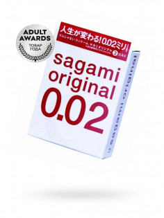 Презерватив SAGAMI Original 0,02 ультратонкие №3 | LOVESTORE