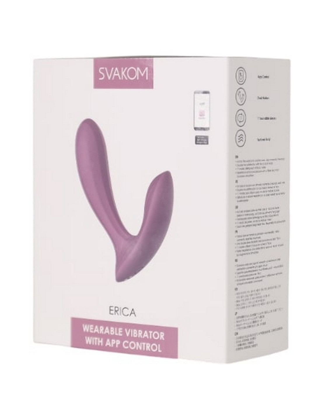 Вибратор Svakom - Erica 10,4см розовый SC015A 90450 | LOVESTORE