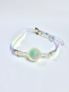 Кляп Open Mouth Gag Ball разноцветный, силикон и ПВХ, размер S (4,0см) FSJ006-rainbow
