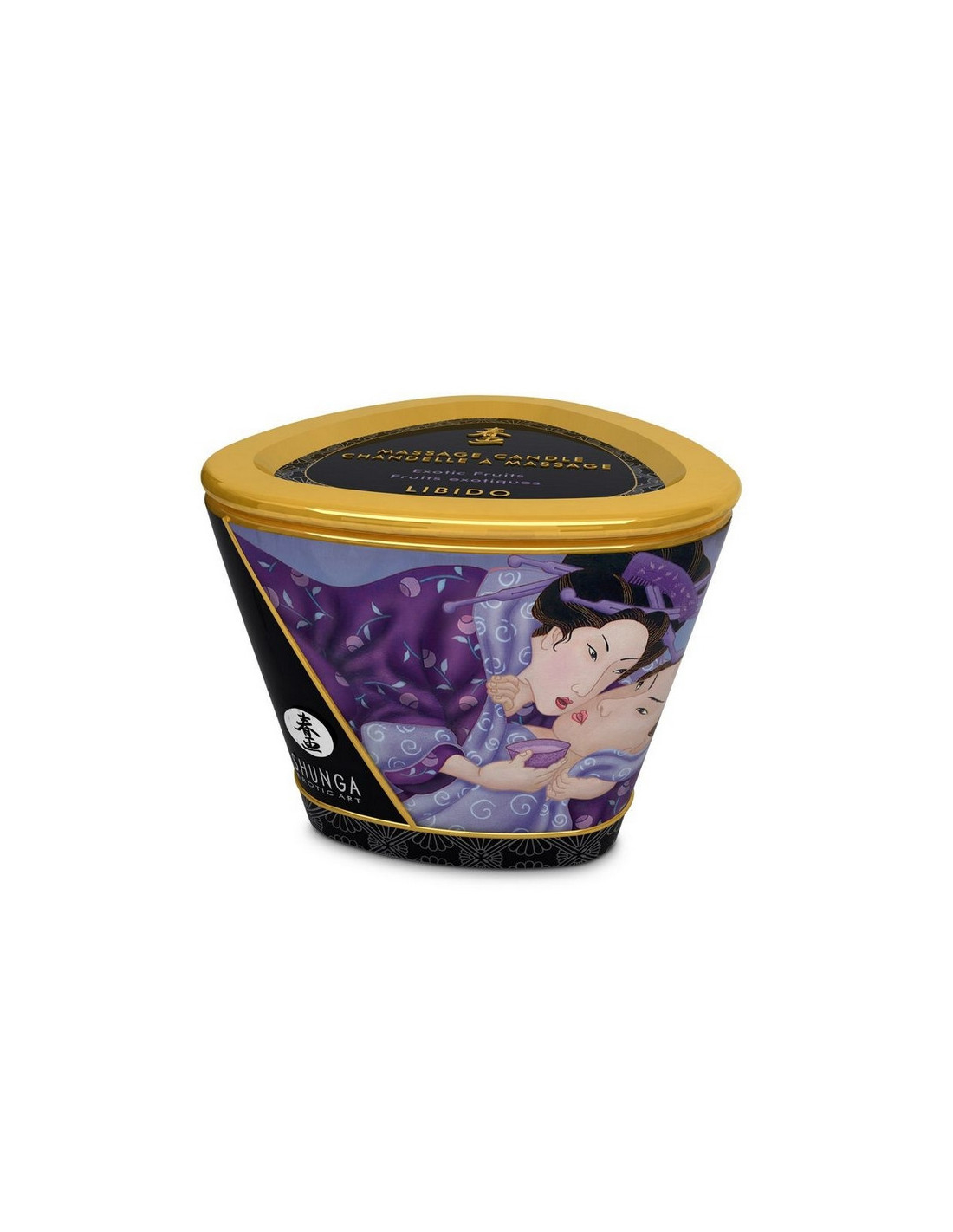 Массажная свеча Shunga Libido Exotic Fruits 170мл 4502DESC | LOVESTORE