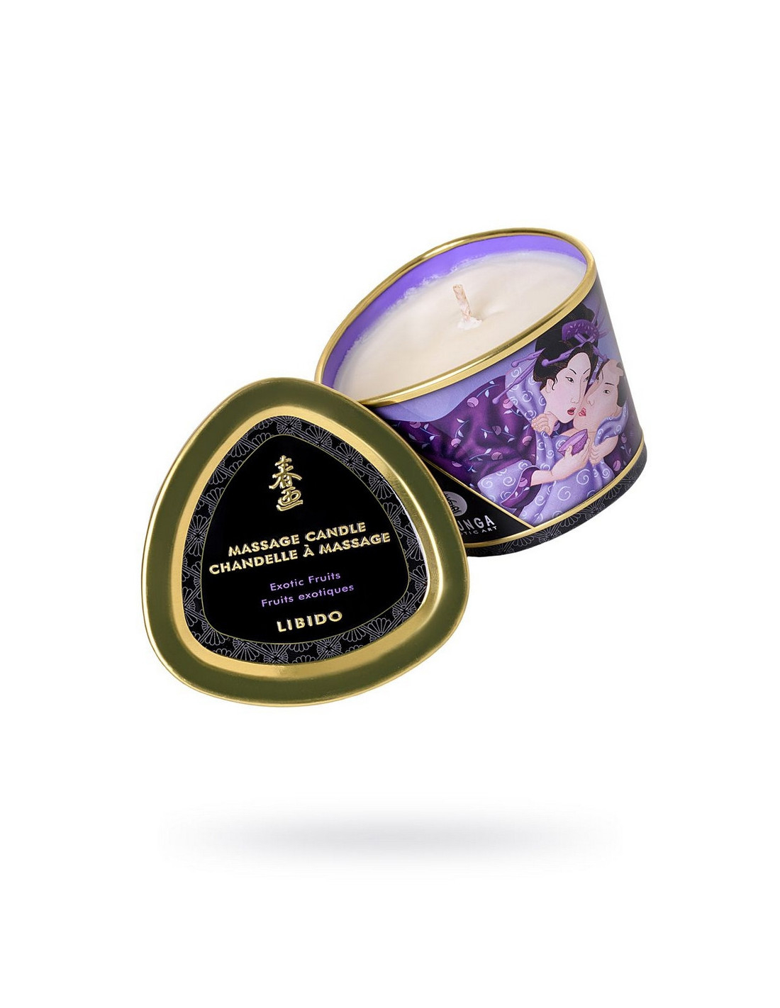 Массажная свеча Shunga Libido Exotic Fruits 170мл 4502DESC | LOVESTORE