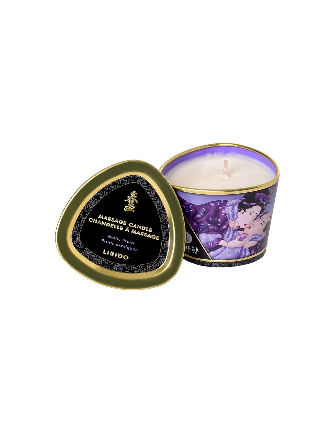 Массажная свеча Shunga Libido Exotic Fruits 170мл 4502DESC | LOVESTORE