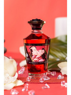Масло Shunga Afrodisiac Warming Oil Blazing Cherry 100мл 2200 SG | LOVESTORE