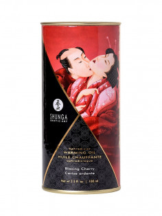 Масло Shunga Afrodisiac Warming Oil Blazing Cherry 100мл 2200 SG | LOVESTORE