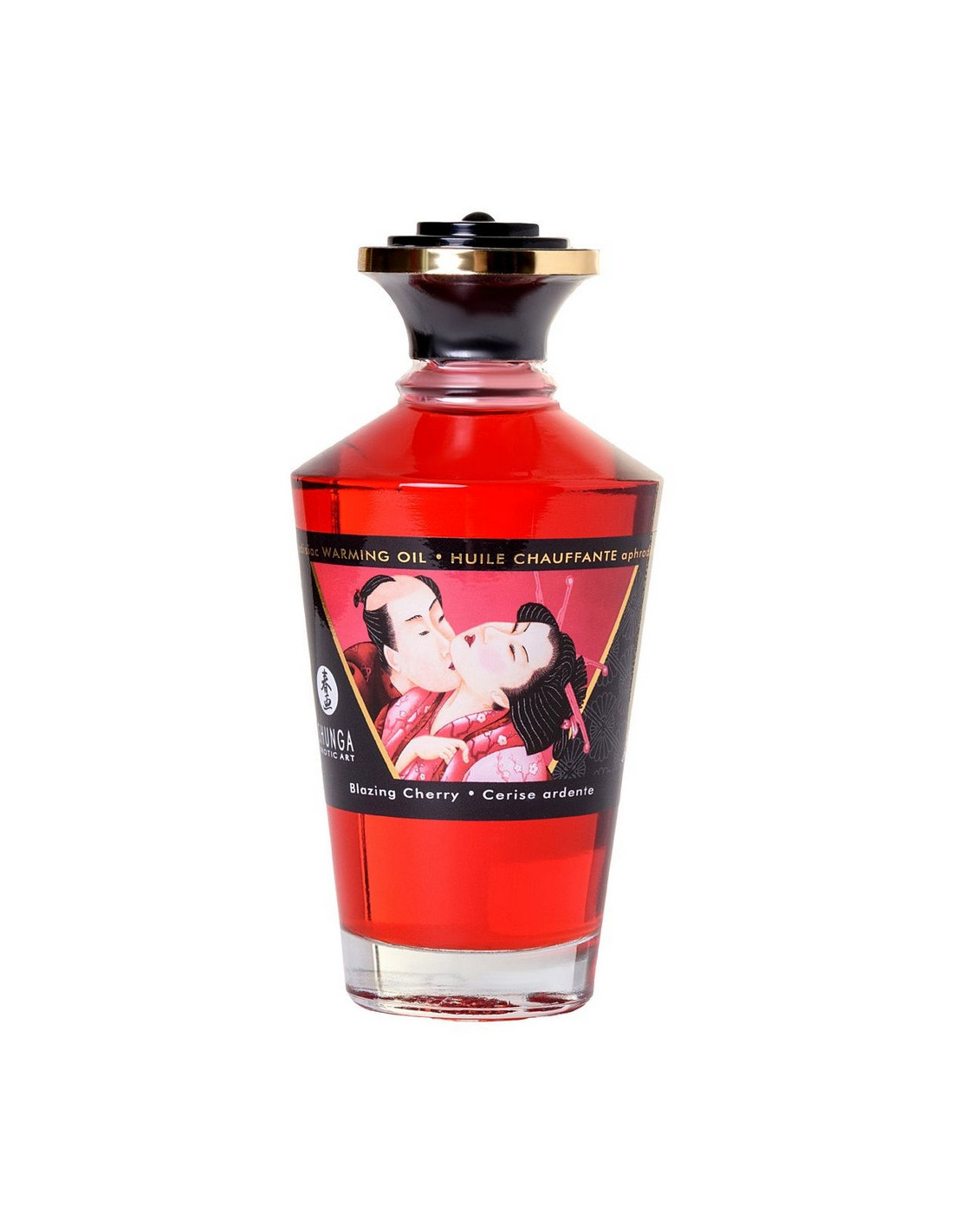 Масло Shunga Afrodisiac Warming Oil Blazing Cherry 100мл 2200 SG | LOVESTORE
