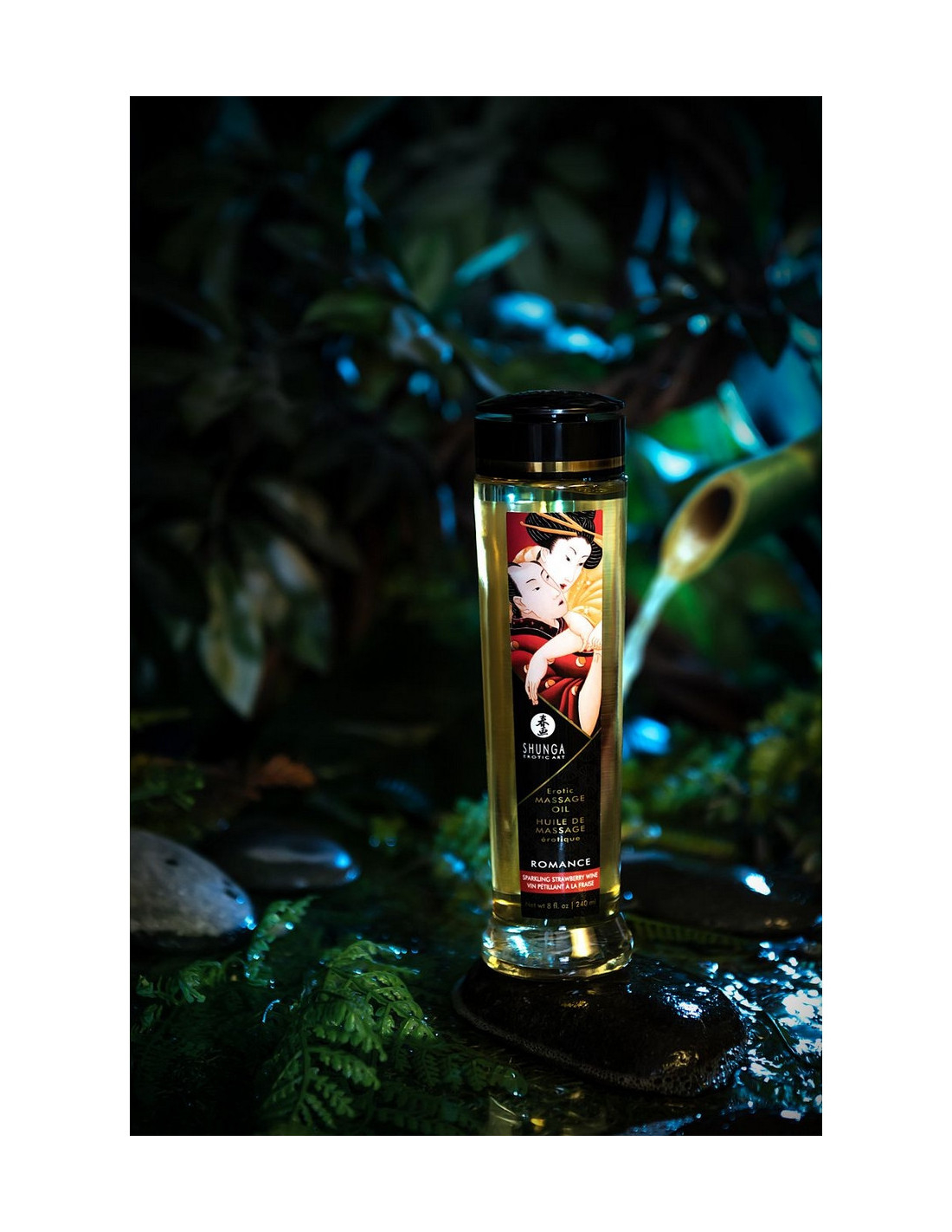 Масло Shunga Romance Afrodisiac Sparkling Strawberry Wine 240мл 1208 SG | LOVESTORE