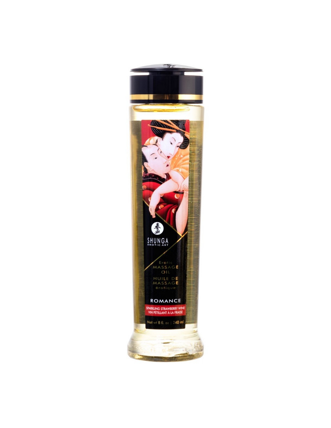 Масло Shunga Romance Afrodisiac Sparkling Strawberry Wine 240мл 1208 SG | LOVESTORE