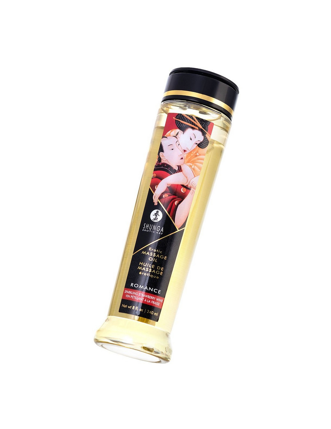 Масло Shunga Romance Afrodisiac Sparkling Strawberry Wine 240мл 1208 SG | LOVESTORE