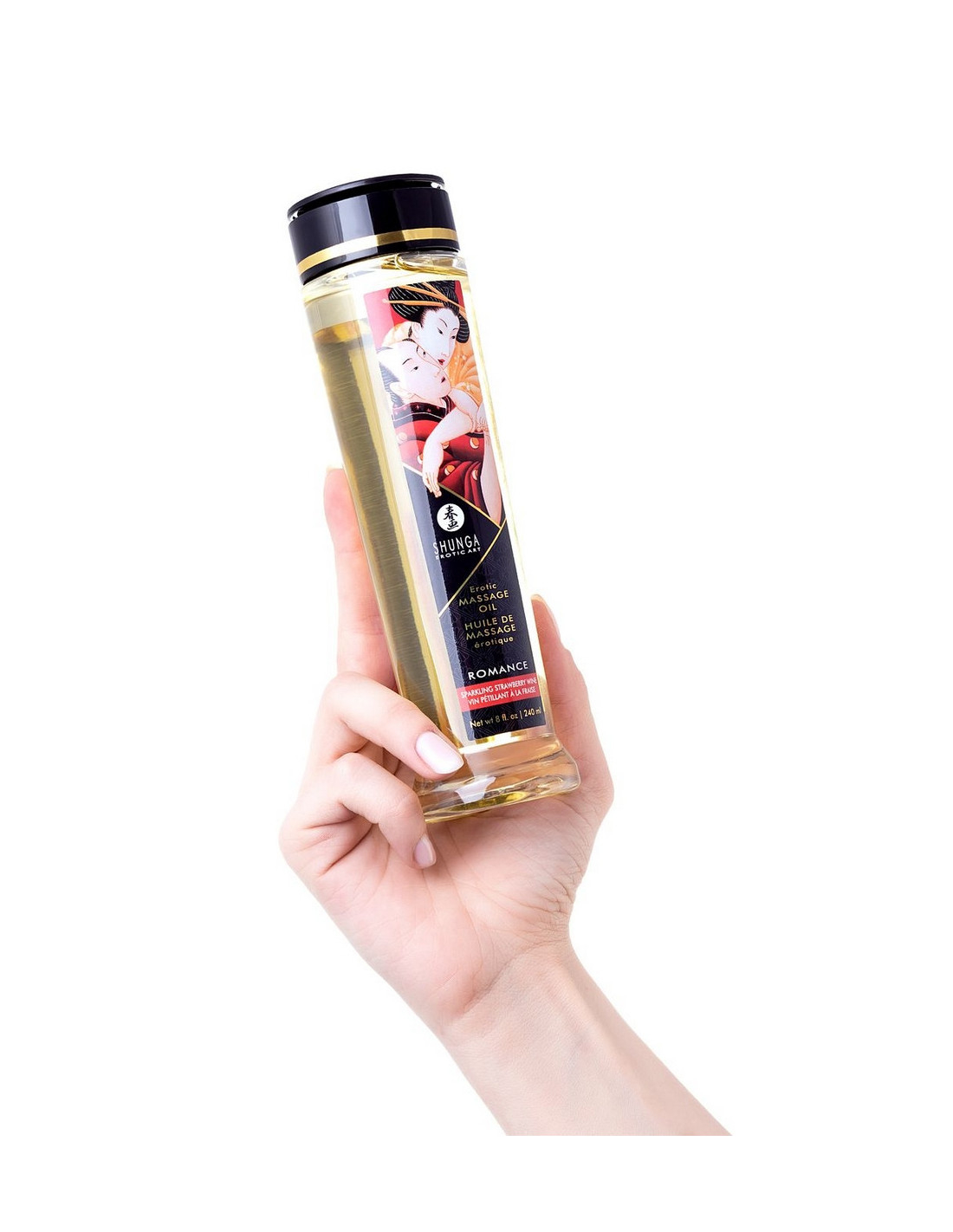 Масло Shunga Romance Afrodisiac Sparkling Strawberry Wine 240мл 1208 SG | LOVESTORE