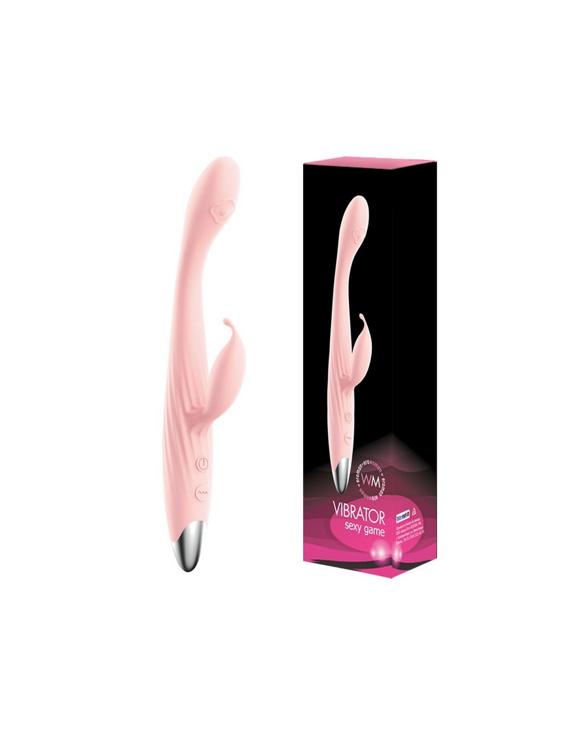 Вибратор-кролик Vibrator Sexy Game 10 режимов, 120мм х 23мм EE-10291 | LOVESTORE