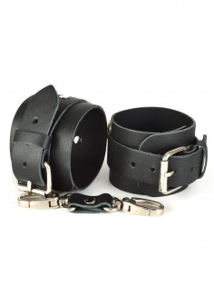 Наручники Sitabella - Ideal, из натуральной кожи, черные 3439-1 | LOVESTORE