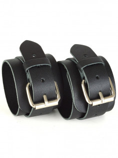 Наручники Sitabella - Ideal, из натуральной кожи, черные 3439-1 | LOVESTORE