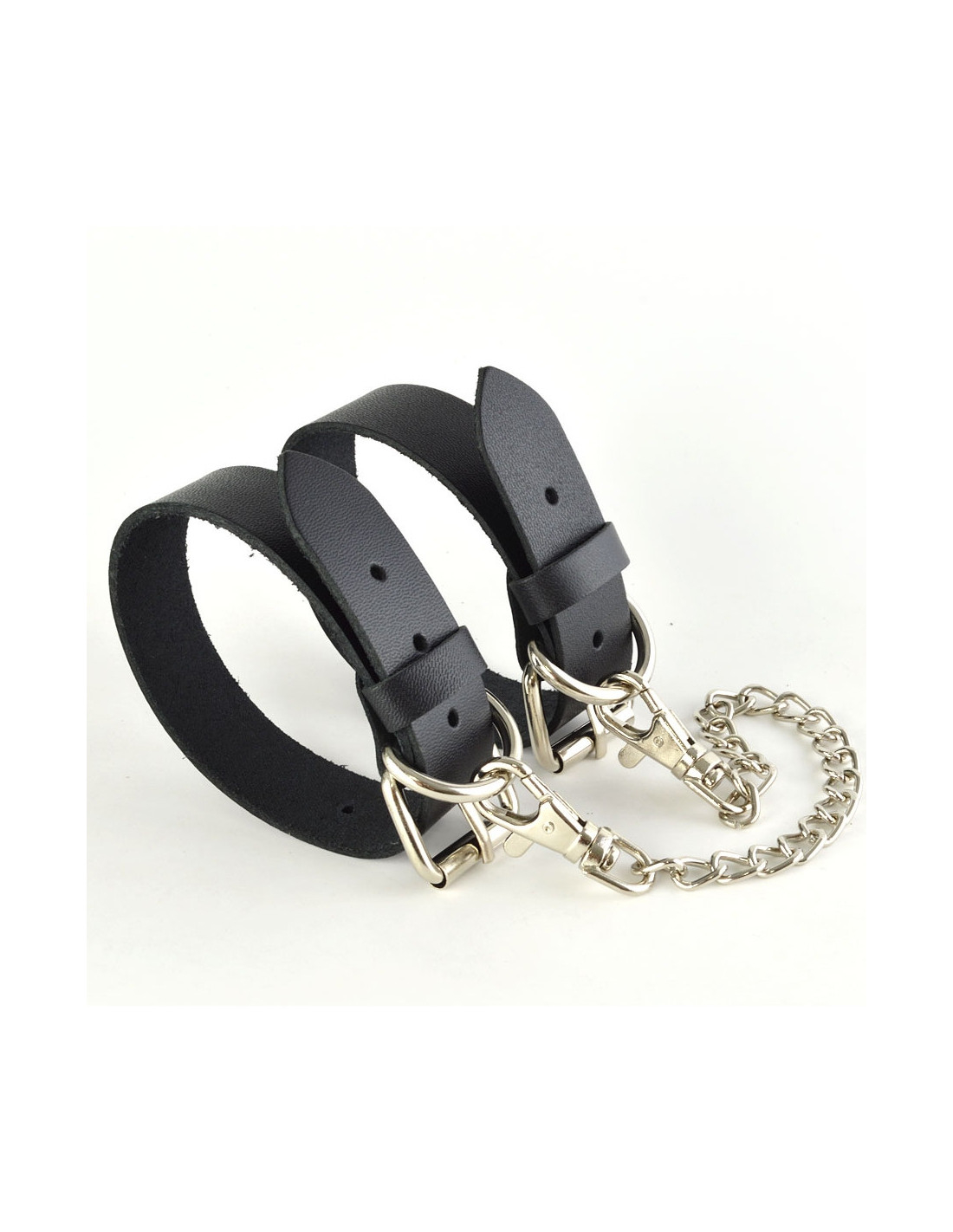 Оковы Sitabella - Новичок, из натуральной кожи, черные 3378-1 | LOVESTORE