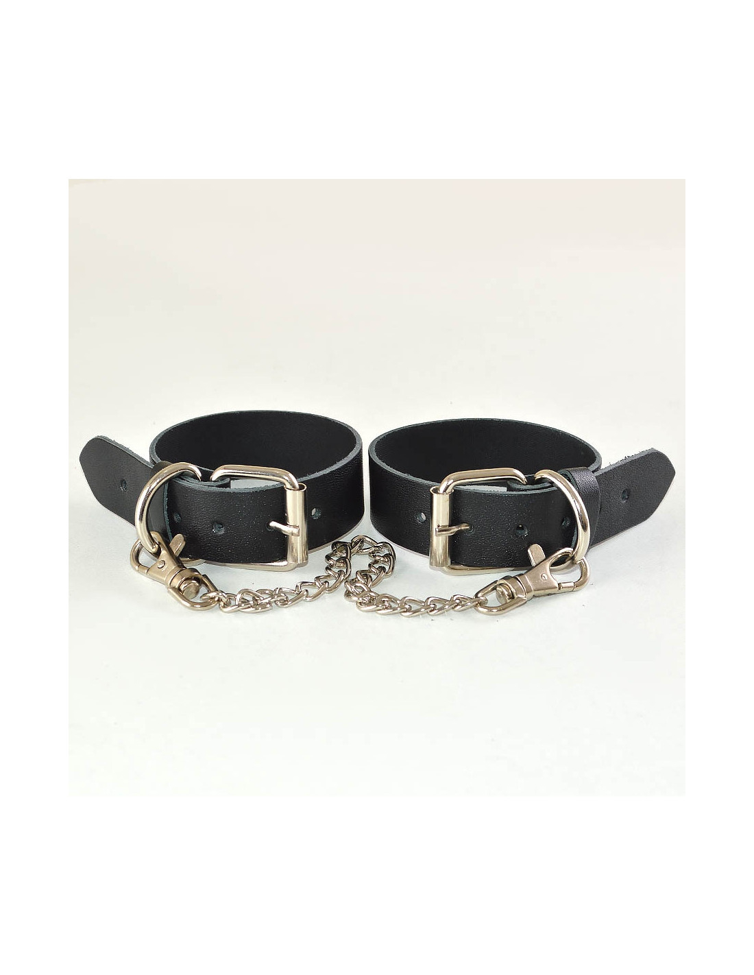 Оковы Sitabella - Новичок, из натуральной кожи, черные 3378-1 | LOVESTORE