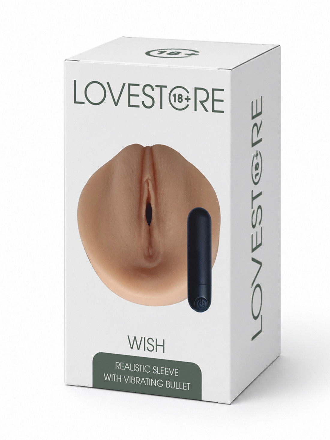 Вагина-мастурбатор LOVESTORE - Wish с вибро-пулей в комплекте, телесная CLSR002F