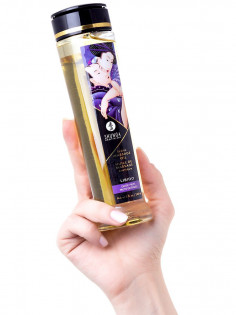 Массажное масло Shunga - Erotic Massage Oil - Sensation - Lavender, с ароматом лаванды, 240мл 1206 SG