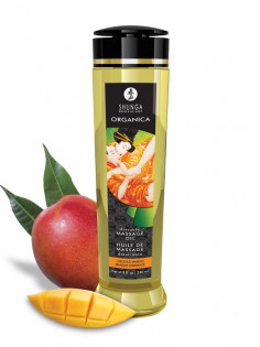 Массажное масло Shunga - Kissable Massage Oil - Luscious Mango, с ароматом манго 240мл 1303 SG