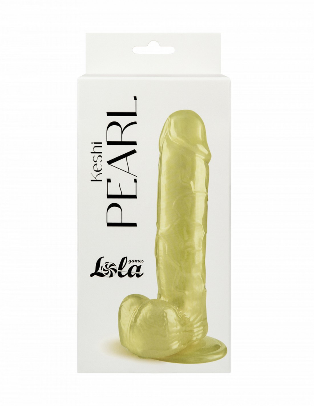 Фаллоимитатор Lola Games - Pearl - Keshi, на присоске, перламутровый, золотистый 9904-01lola