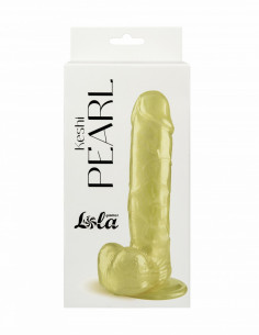 Фаллоимитатор Lola Games - Pearl - Keshi, на присоске, перламутровый, золотистый 9904-01lola
