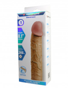 Насадка закрытая Baile - Pretty Love - Stevenson, телесная BI-026268 | LOVESTORE