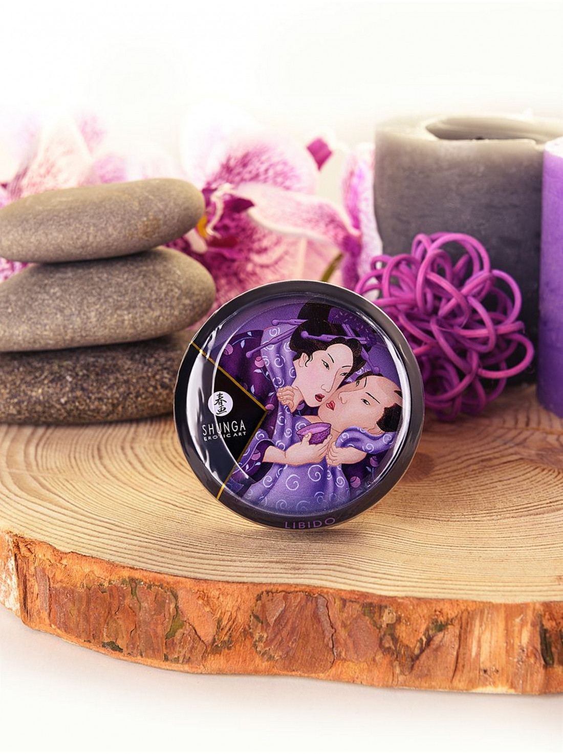 Массажная свеча Shunga Libido Exotic Fruits 30мл 4602DESC | LOVESTORE