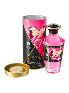 Масло Shunga Afrodisiac Warming Oil Raspberry Feeling 100мл 2201 SG | LOVESTORE 2
