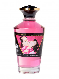 Масло Shunga Afrodisiac Warming Oil Raspberry Feeling 100мл 2201 SG | LOVESTORE