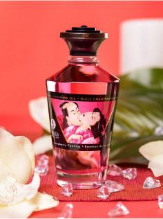 Масло Shunga Afrodisiac Warming Oil Raspberry Feeling 100мл 2201 SG | LOVESTORE