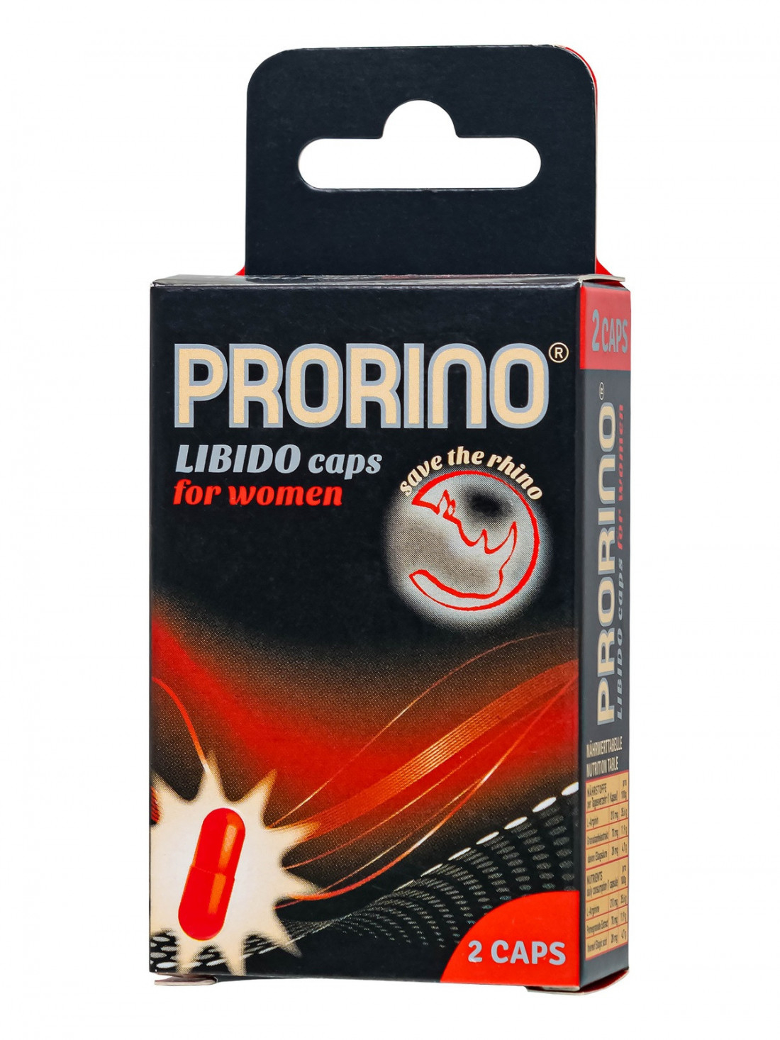 Возбуждающие капсулы для женщин Hot Products - Ero - Prorino Premium Caps 2шт 78400