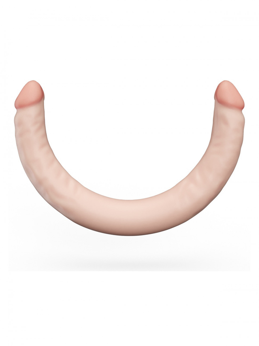 Фаллоимитатор двусторонний Lovetoy - Two Ended Massager 43 x 3,6 см, телесный 057103