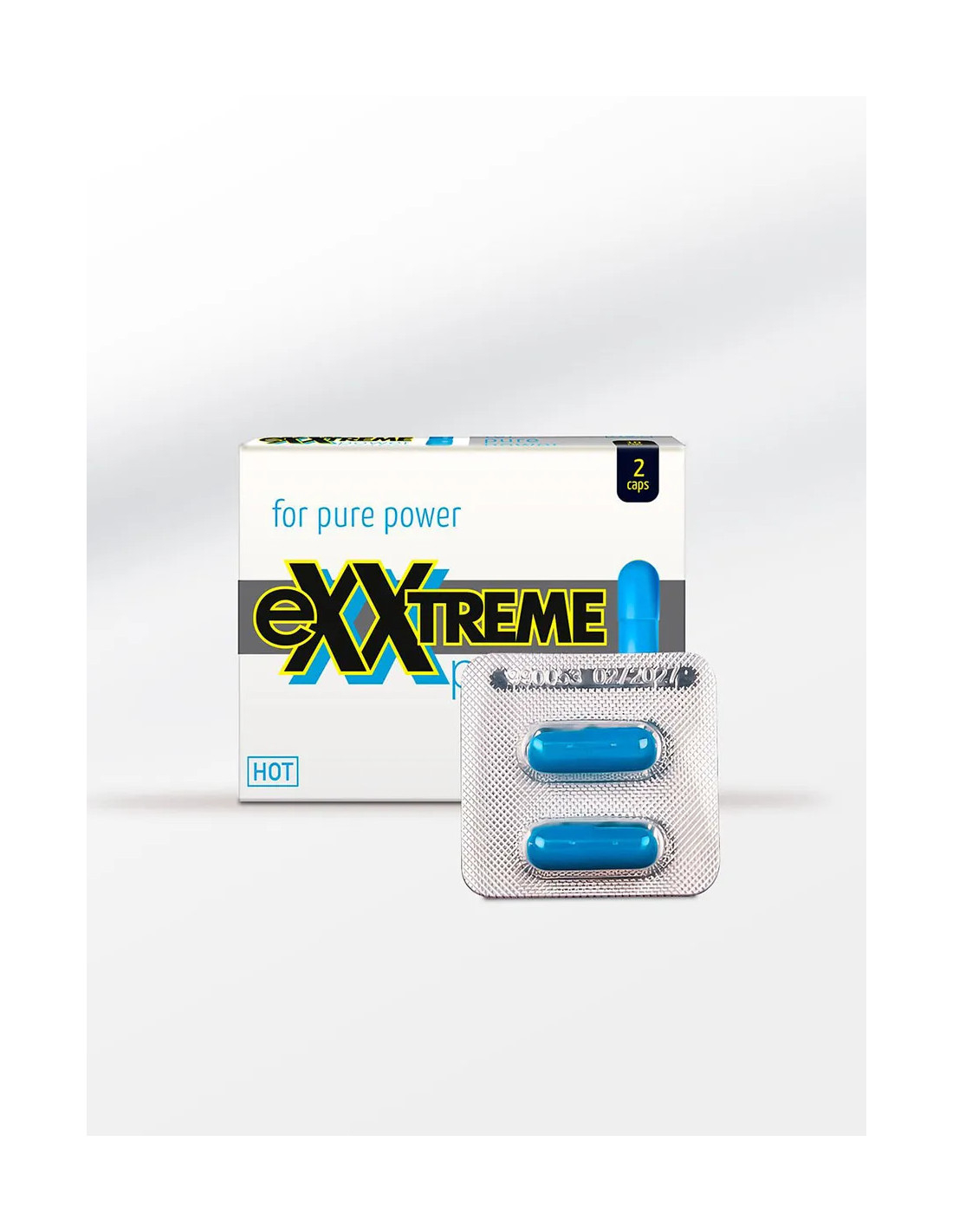 Возбуждающие капсулы Hot - Exxtreme Power Caps 2шт для мужчин 44571