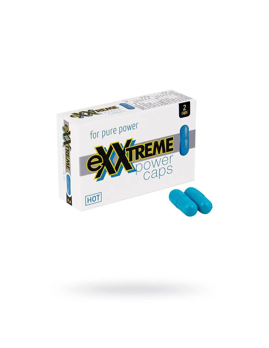 Возбуждающие капсулы Hot - Exxtreme Power Caps 2шт для мужчин 44571